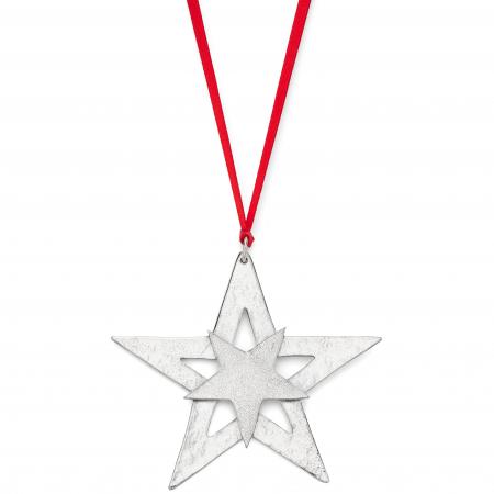 Cornish Tin Christmas Decoration - Star (2013)