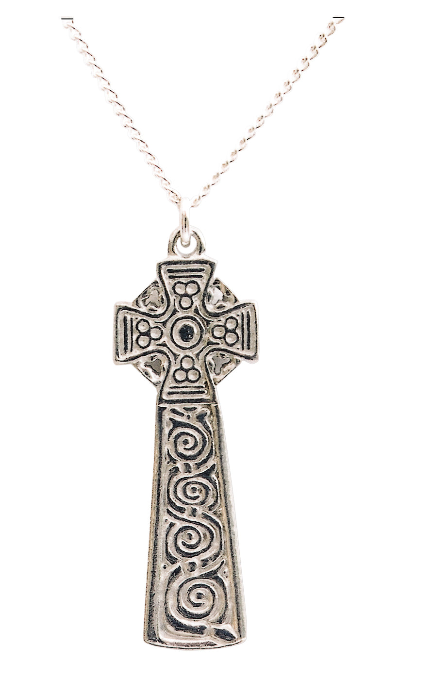 Cornish Celtic Cross Large Pendant