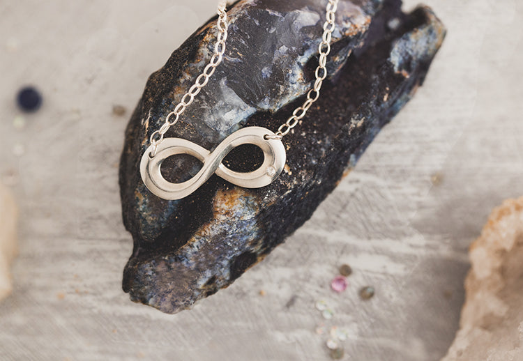 Eternity Diamond Infinity Pendant