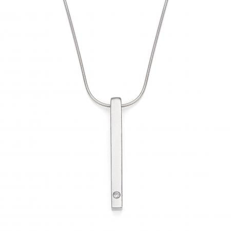 Eternity Diamond Bar Pendant