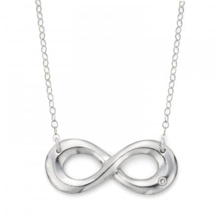 Eternity Diamond Infinity Pendant