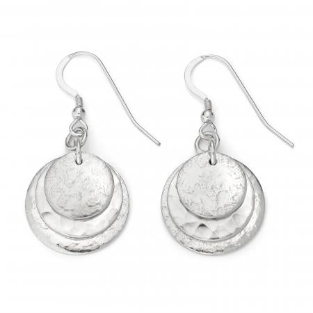 Kerenza Triple Disc Earrings