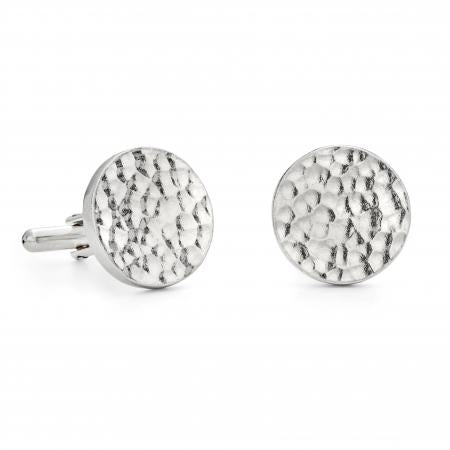 Kerenza Chunky Hammered Cufflinks