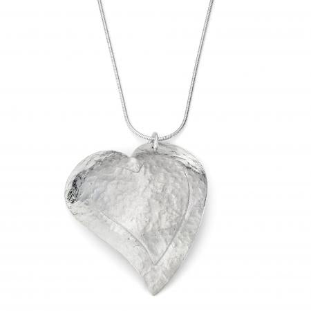 Kerenza Domed Heart Pendant