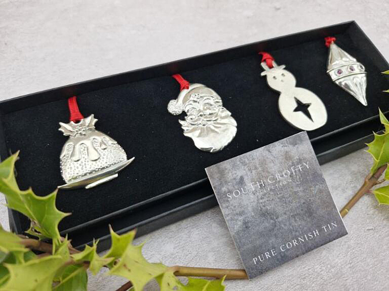 Set of 4 Christmas Decorations